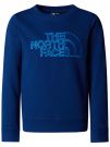FELPA DREW PEAK CREW THE NORTH FACE BAMBINO BLU