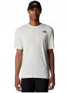 T-SHIRT FOUNDATION MOUNTAINS THE NORTH FACE UOMO PANNA