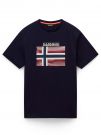 T-SHIRT S-LARI NAPAPIJRI DA UOMO BLU