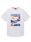 T-SHIRT VALDOR NAPAPIJRI UOMO BIANCO