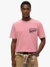 T-SHIRT TRADE TOOLS SUPERDRY UOMO ROSA