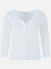 CARDIGAN MANICHE TRAFORATE ARTIGLI DONNA PANNA
