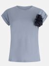 T-SHIRT CON SPILLA ARTIGLI DONNA POLVERE