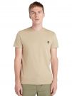 T-SHIRT LOGO PICCOLO RICAMATO TIMBERLAND UOMO BEIGE