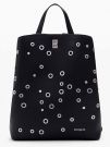 ZAINO MEDIO CON BORCHIE DESIGUAL DA DONNA NERO
