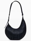 BORSA ASIMMETRICA A PANNELLI DESIGUAL DA DONNA NERO