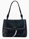BORSA CON BORCHIE DESIGUAL DA DONNA NERO