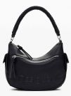 BORSA OVALE DESIGUAL DA DONNA NERO