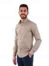 CAMICIA GIANNI LUPO UOMO BEIGE