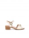 SANDALO CON FIBBIA DECORATIVA VALLEVERDE DONNA CREMA