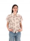 CAMICIA CON RICAMO YES ZEE DONNA BEIGE
