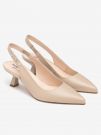 SLINGBACK CON INSERTO ELASTICO NERO GIARDINI DONNA LINO