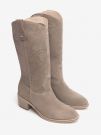 STIVALI SCAMOSCIATI NERO GIARDINI DONNA BEIGE