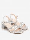 NERO GIARDINI SANDAL - ARGENTO