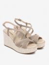 NERO GIARDINI SANDAL - TAUPE