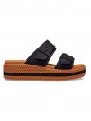CIABATTA BROOKLIN WOVE CROCS DONNA NERO