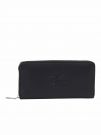 PORTAFOGLIO SCULPTED ZIP AROUND CALVIN KLEIN JEANS DONNA NERO