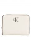 PORTAFOGLIO MINIMAL MONOGRAM CALVIN KLEIN DONNA BIANCO