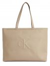 BORSA SCULPTED SLIM TOTE CALVIN KLEIN JEANS DONNA BEIGE