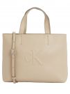 BORSA SCULPTED MINI TOTE CALVIN KLEIN JEANS DONNA BEIGE