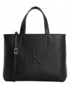 BORSA SCULPTED MINI TOTE CALVIN KLEIN JEANS DONNA NERO