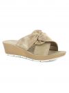 CIABATTA CON FASCIA AD INTRECCIO INBLU DONNA SABBIA
