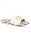CIABATTA CON FASCIA INBLU DONNA  BIANCO