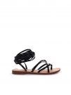 SANDALO ALLA SCHIAVA QUEEN HELENA DONNA NERO