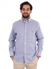 CAMICIA MILLERIGHE GANT UOMO BIANCO-BLU