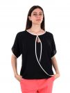 BLOUSA CON TOP ARTIGLI DONNA NERO