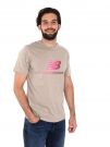 T-SHIRT LOGO GRADIENT NEW BALANCE UOMO FANGO