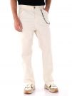 PANTALONE LOOSE FIT FB UOMO PANNA