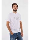 T-SHIRT MONOGRAMMA HERO CALVIN KLEIN JEANS DA UOMO BIANCO
