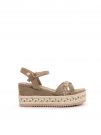SANDALO CON ZEPPA REFRESH DA DONNA KAKI