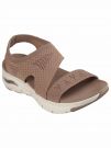 SANDALO ARCH FIT SKECHERS DONNA MOCCA