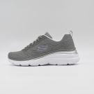 SNEAKERS FASHION FIT SKECHERS DONNA GRIGIO
