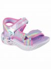 SANDALO CON LUCI UNICORN SKECHERS BAMBINA LILLA