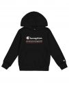 FELPA CON CAPPUCCIO CHAMPION BAMBINO NERO