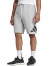 SHORT ESSENTIAL BIG LOGO ADIDAS UOMO GRIGIO