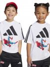 T-SHIRT MARVEL SPIDERMAN ADIDAS BAMBINI BIANCO