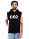 FELPA SMANICATA DROP SEASON 2 UOMO NERO