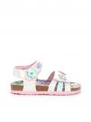 SANDALO CON STRAP UNICORNO DISNEY BAMBGINA BIANCO