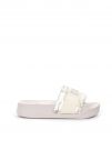CIABATTA CON PLATFORM ALVIERO MARTINI 1^ CLASSE DONNA LATTE