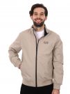 GIUBBINO CON ZIP CORE IDENTITY EA7 EMPORIO ARMANI UOMO BEIGE
