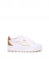 SNEAKERS KARMEN II METAL PUMA DONNA BIANCO ORO