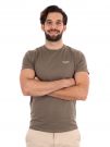 T-SHIRT ORIGINAL PEPE JEANS UOMO VERDE MILITARE