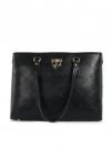 BORSA SHOPPING MONOGRAMMA L'ATELIER DU SAC DONNA NERO