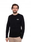T-SHIRT MANICA LUNGA EA7 EMPORIO ARMANI UOMO NERO