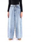DENIM A PALAZZO YES ZEE DONNA JEANS CHIARO