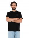 T-SHIRT LOGO TAPE EA7 EMPORIO ARMANI UOMO NERO